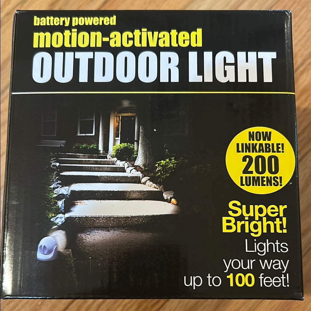 Motion-Activated Outdoor Light